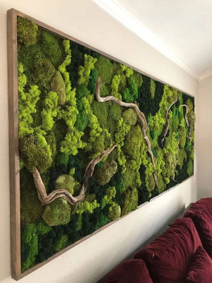 Moss Wall Art atau Moss Vertical Green